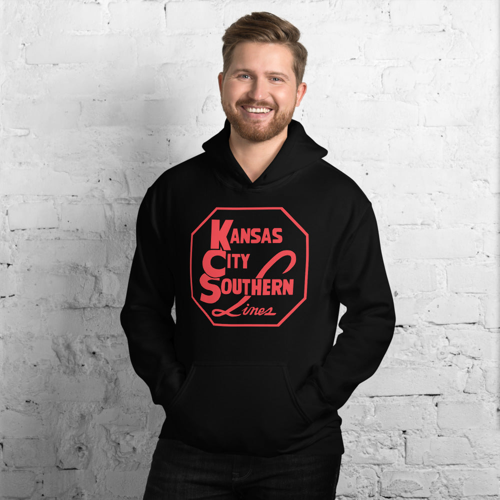Kansas City Southern Locomotive Pullover Unisex Hoodie - Broken Knuckle Apparel