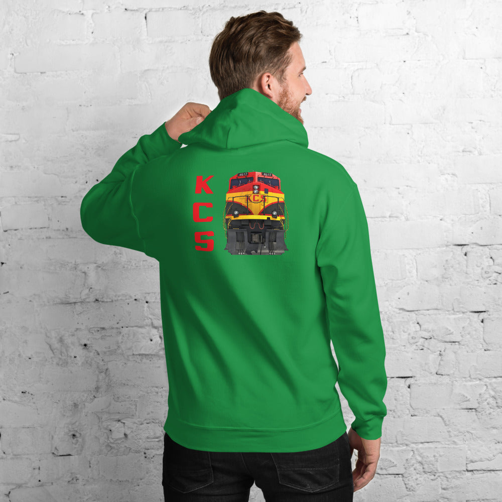 Kansas City Southern Locomotive Pullover Unisex Hoodie - Broken Knuckle Apparel