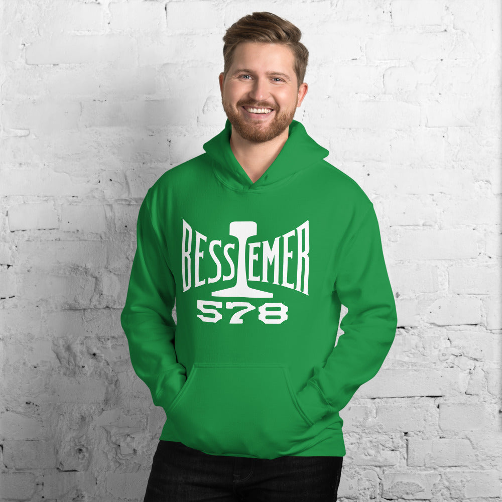 Bessemer and Lake Erie Railroad Pullover Unisex Hoodie - Broken Knuckle Apparel