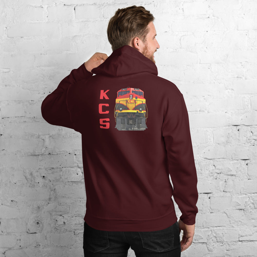 Kansas City Southern Locomotive Pullover Unisex Hoodie - Broken Knuckle Apparel