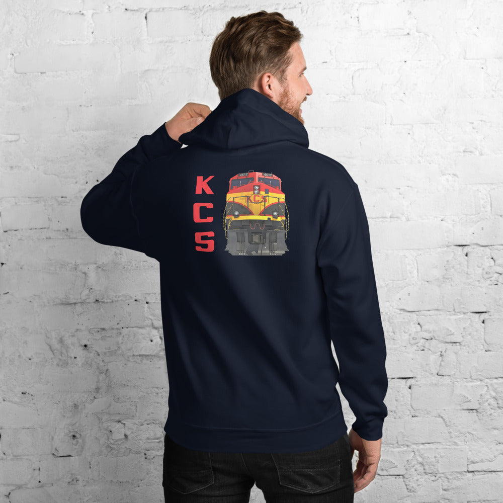 Kansas City Southern Locomotive Pullover Unisex Hoodie - Broken Knuckle Apparel