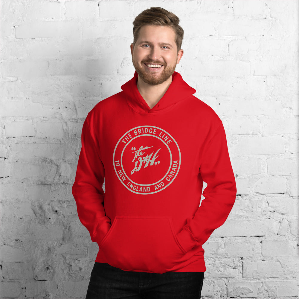 The Delaware & Hudson Pullover Unisex Hoodie - Broken Knuckle Apparel