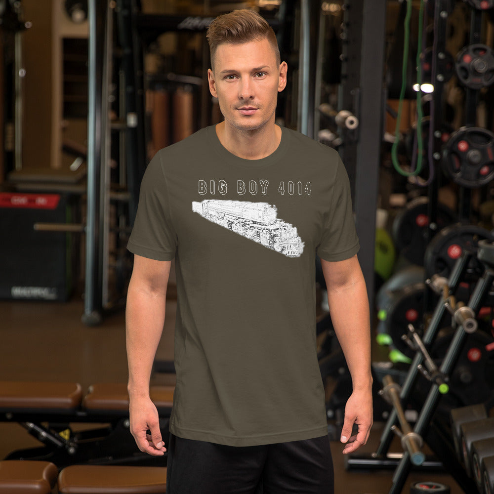 Big Boy 4014 Locomotive Men's Short-Sleeve T-Shirt - Broken Knuckle Apparel