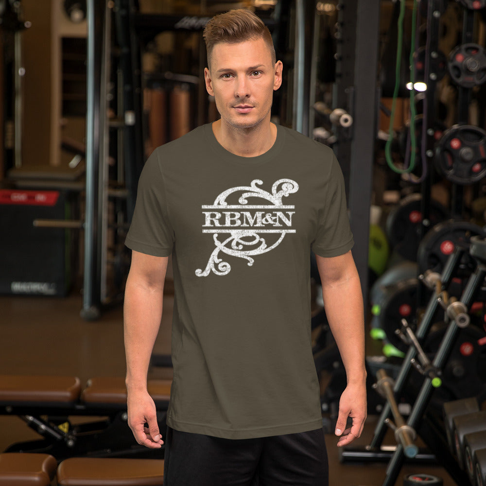 Reading Blue Mountain & Northern “The Road of Anthracite” Men's Short-Sleeve T-Shirt - Broken Knuckle Apparel