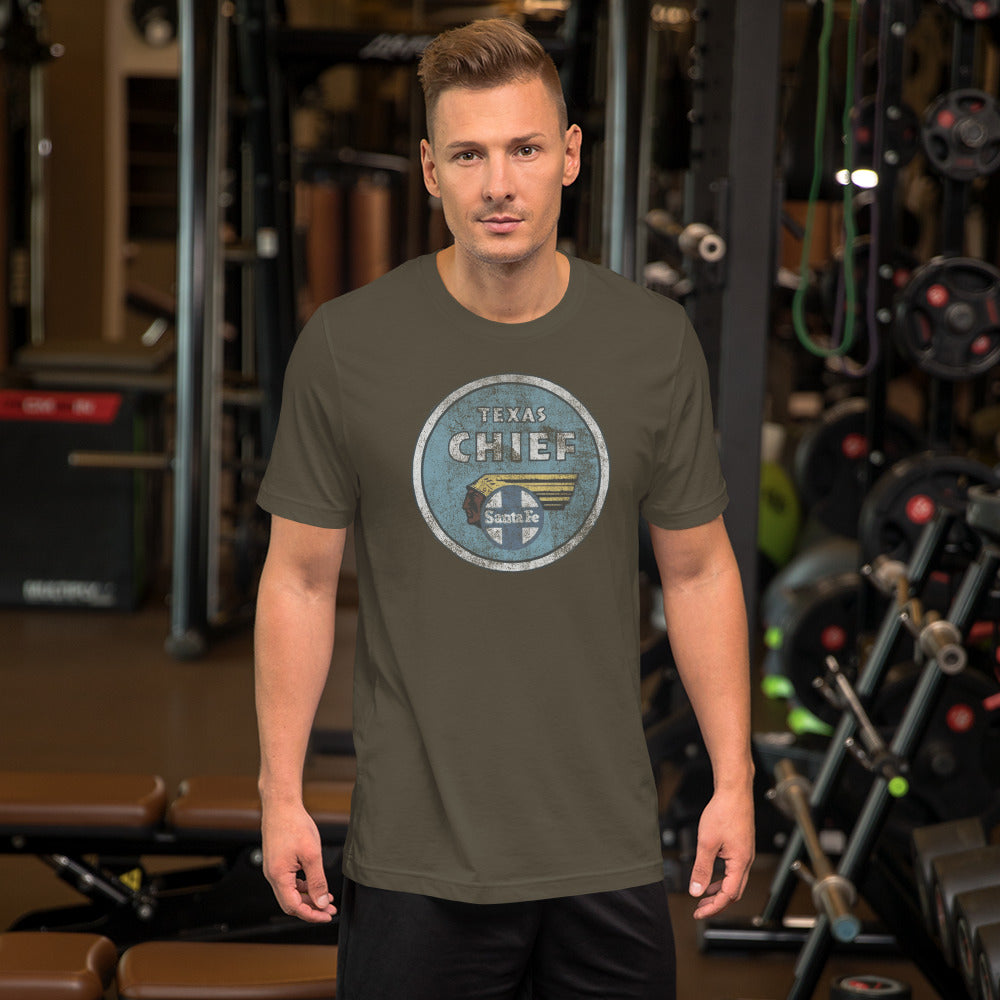 Texas Chief Distressed Men's Short-sleeve t-shirt - Broken Knuckle Apparel
