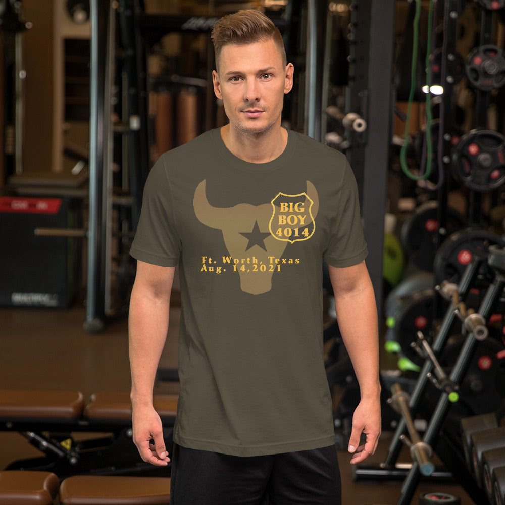 UP Big Boy 4014 Ft. Worth TX. Men's Short-sleeve t-shirt - Broken Knuckle Apparel