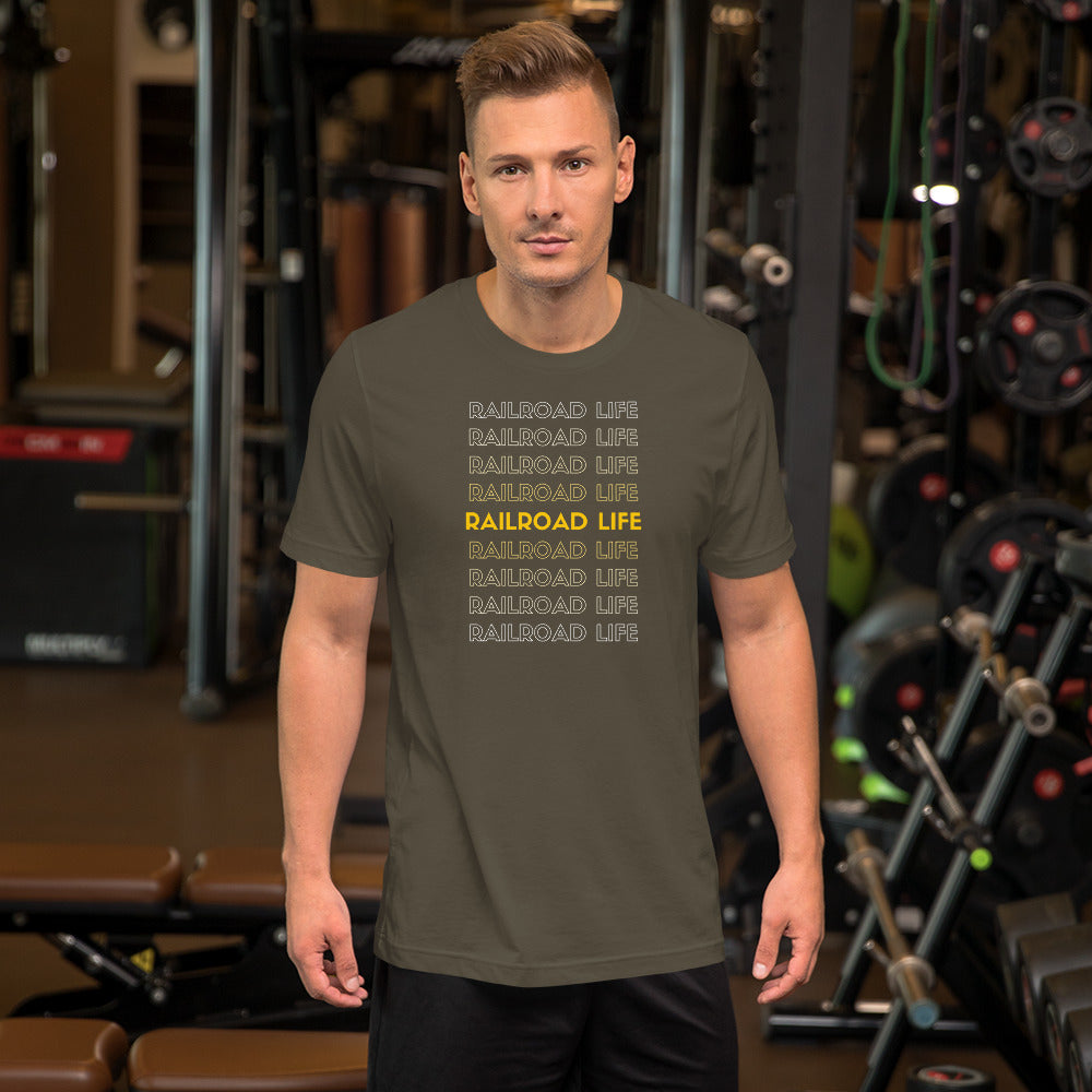 Railroad Life Men's Short-sleeve t-shirt - Broken Knuckle Apparel