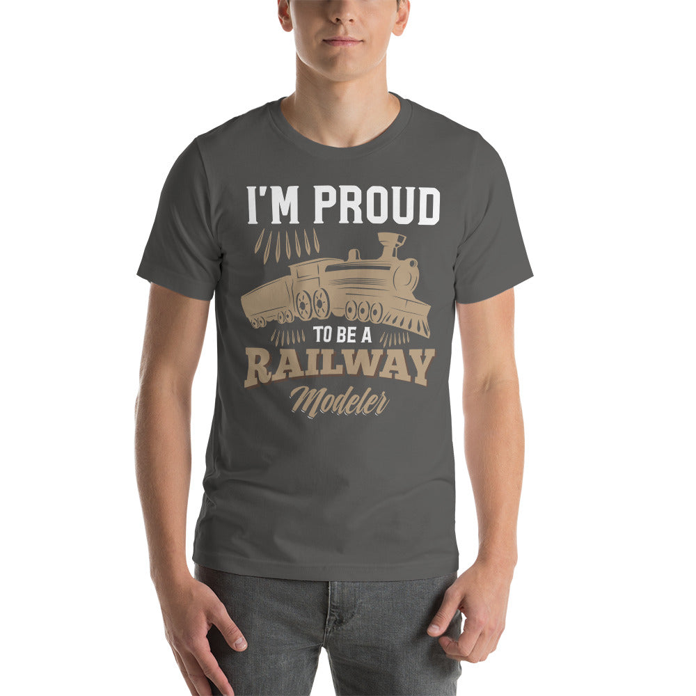 Proud Railway Modeler Men's Short-sleeve t-shirt - Broken Knuckle Apparel