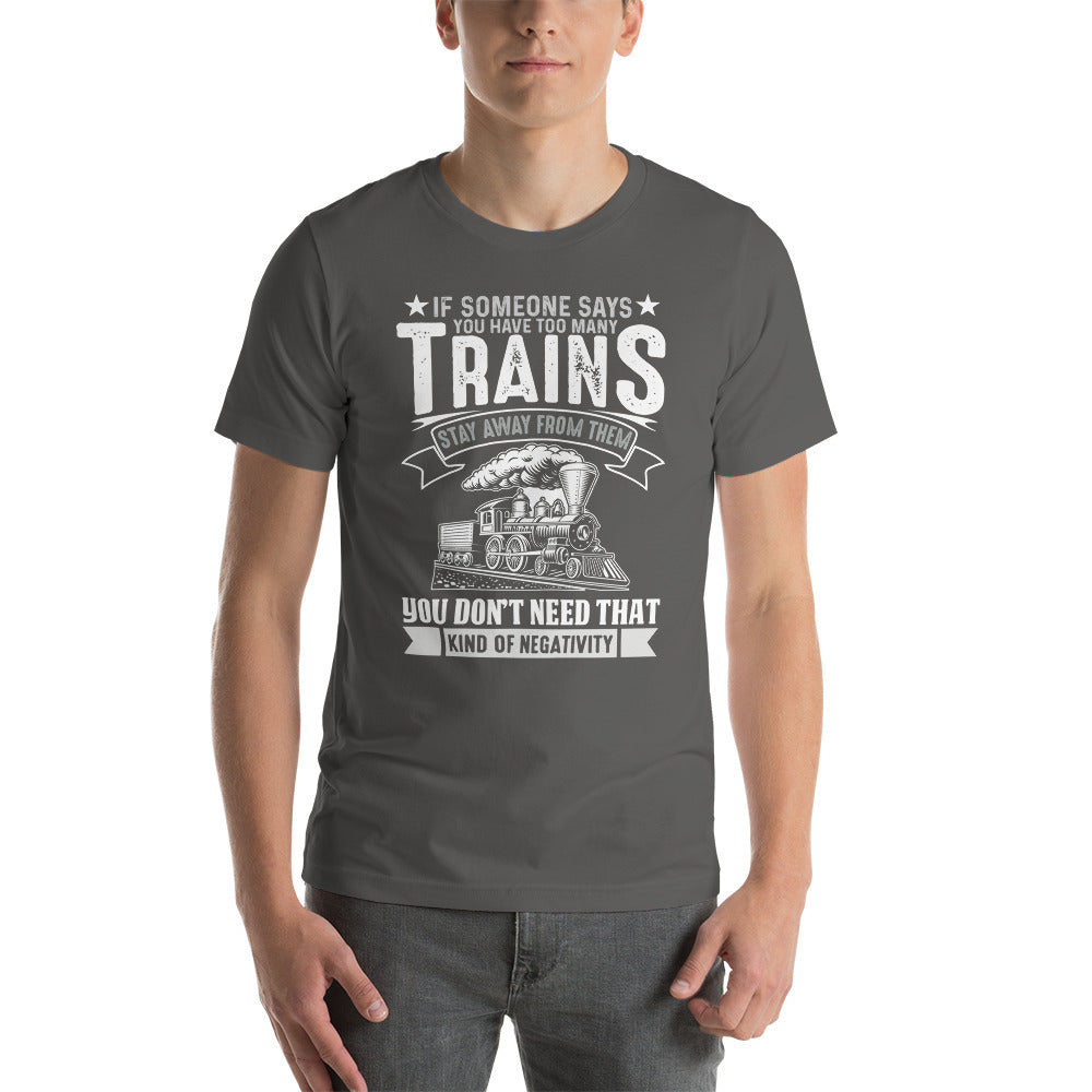 Never Have To Many Trains Men's Short-sleeve t-shirt - Broken Knuckle Apparel