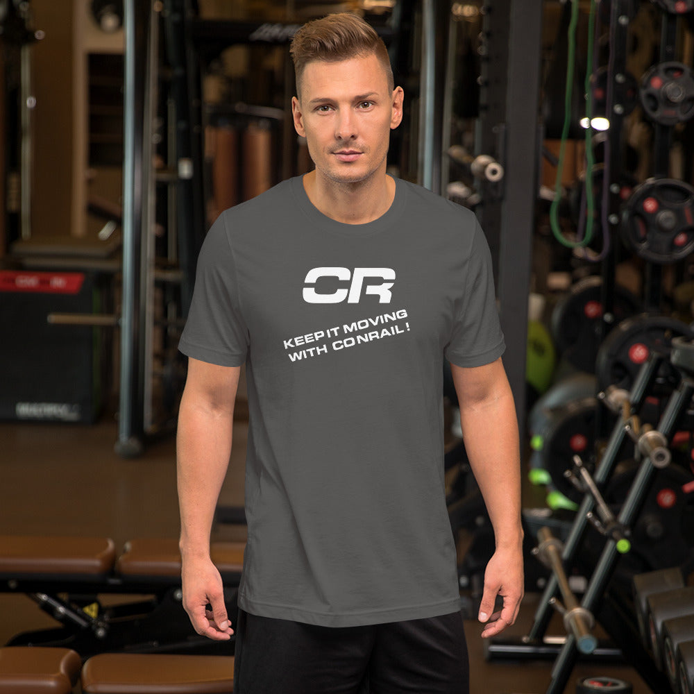 Keep it Moving with Conrail Men's Short-sleeve t-shirt - Broken Knuckle Apparel