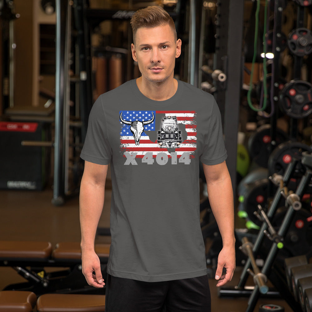 UP Big Boy 4014 Texas Men's Short-sleeve t-shirt - Broken Knuckle Apparel