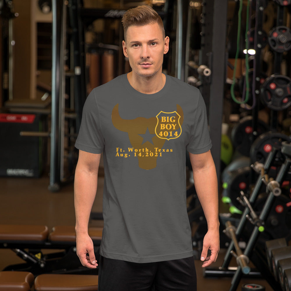 UP Big Boy 4014 Ft. Worth TX. Men's Short-sleeve t-shirt - Broken Knuckle Apparel