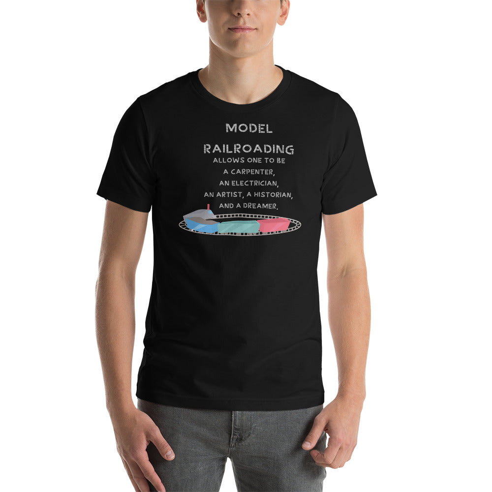 Model Railroading Men's Short-sleeve t-shirt - Broken Knuckle Apparel