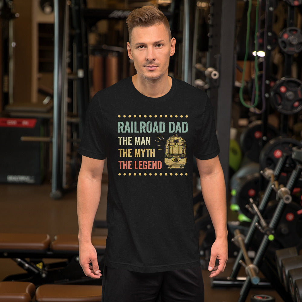 Railroad Dad Men's Short Sleeve t-shirt - Broken Knuckle Apparel