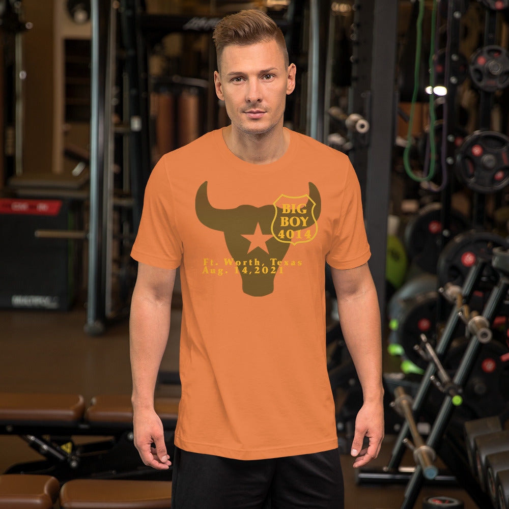 UP Big Boy 4014 Ft. Worth TX. Men's Short-sleeve t-shirt - Broken Knuckle Apparel