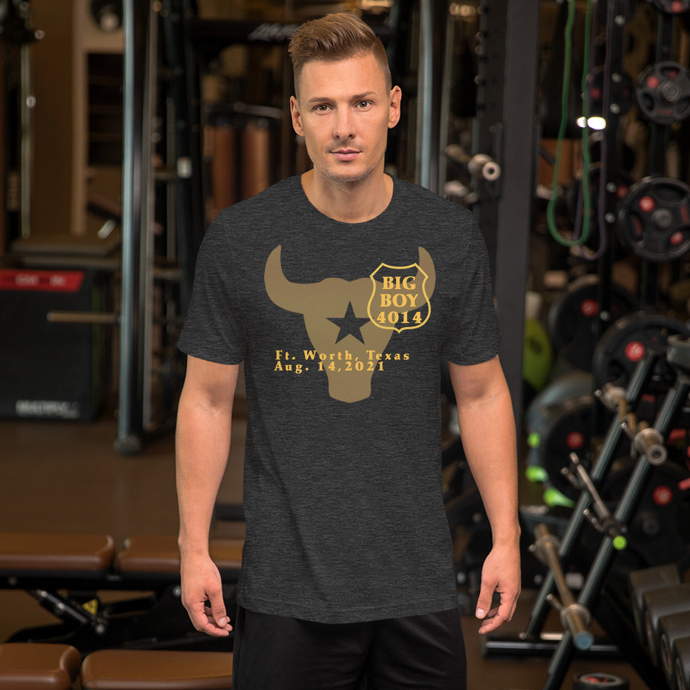 UP Big Boy 4014 Ft. Worth TX. Men's Short-sleeve t-shirt - Broken Knuckle Apparel