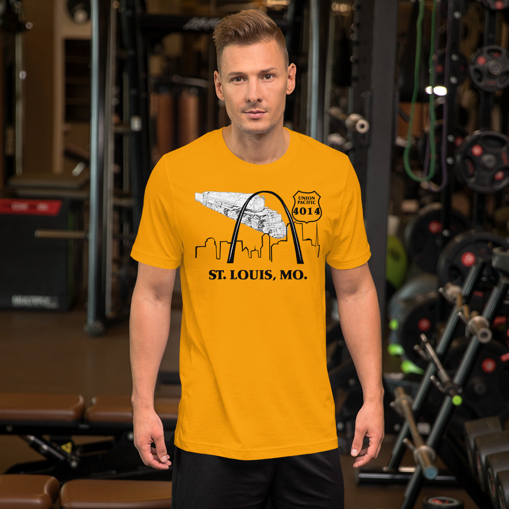 UP Big Boy 4014 St. Louis MO. Men's Short-sleeve t-shirt - Broken Knuckle Apparel