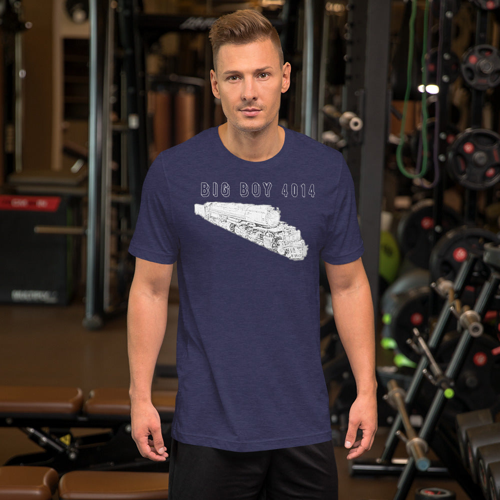 Big Boy 4014 Locomotive Men's Short-Sleeve T-Shirt - Broken Knuckle Apparel