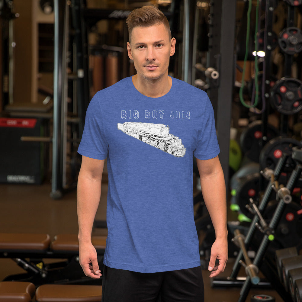 Big Boy 4014 Locomotive Men's Short-Sleeve T-Shirt - Broken Knuckle Apparel