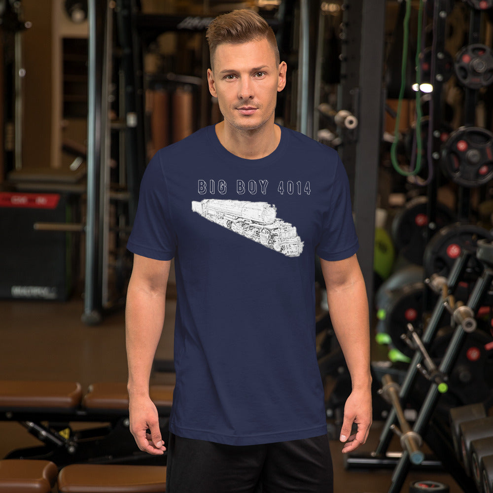 Big Boy 4014 Locomotive Men's Short-Sleeve T-Shirt - Broken Knuckle Apparel