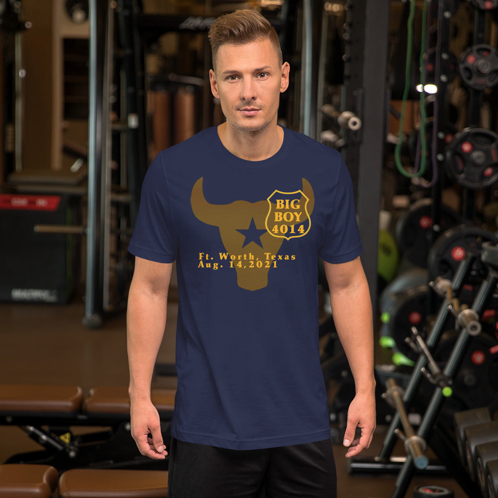 UP Big Boy 4014 Ft. Worth TX. Men's Short-sleeve t-shirt - Broken Knuckle Apparel