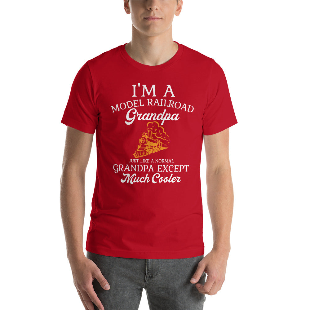 Model Railroad Grandpa Men's Short-sleeve t-shirt - Broken Knuckle Apparel