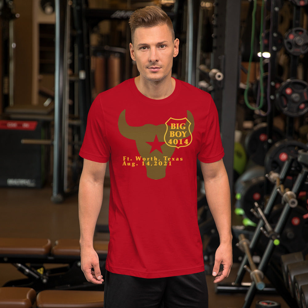 UP Big Boy 4014 Ft. Worth TX. Men's Short-sleeve t-shirt - Broken Knuckle Apparel