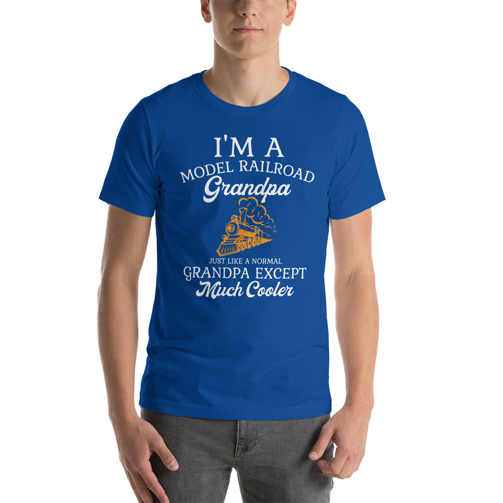 Model Railroad Grandpa Men's Short-sleeve t-shirt - Broken Knuckle Apparel