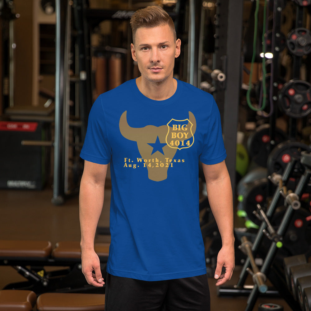 UP Big Boy 4014 Ft. Worth TX. Men's Short-sleeve t-shirt - Broken Knuckle Apparel