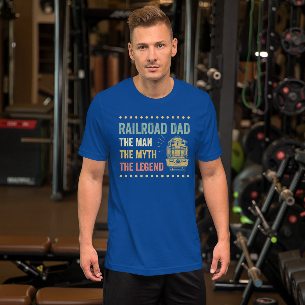 Railroad Dad Men's Short Sleeve t-shirt - Broken Knuckle Apparel