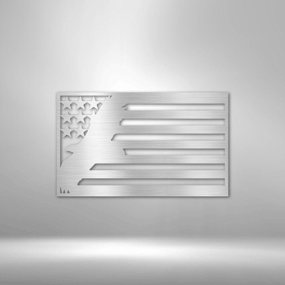 USA Eagle - Steel Sign - Broken Knuckle Apparel