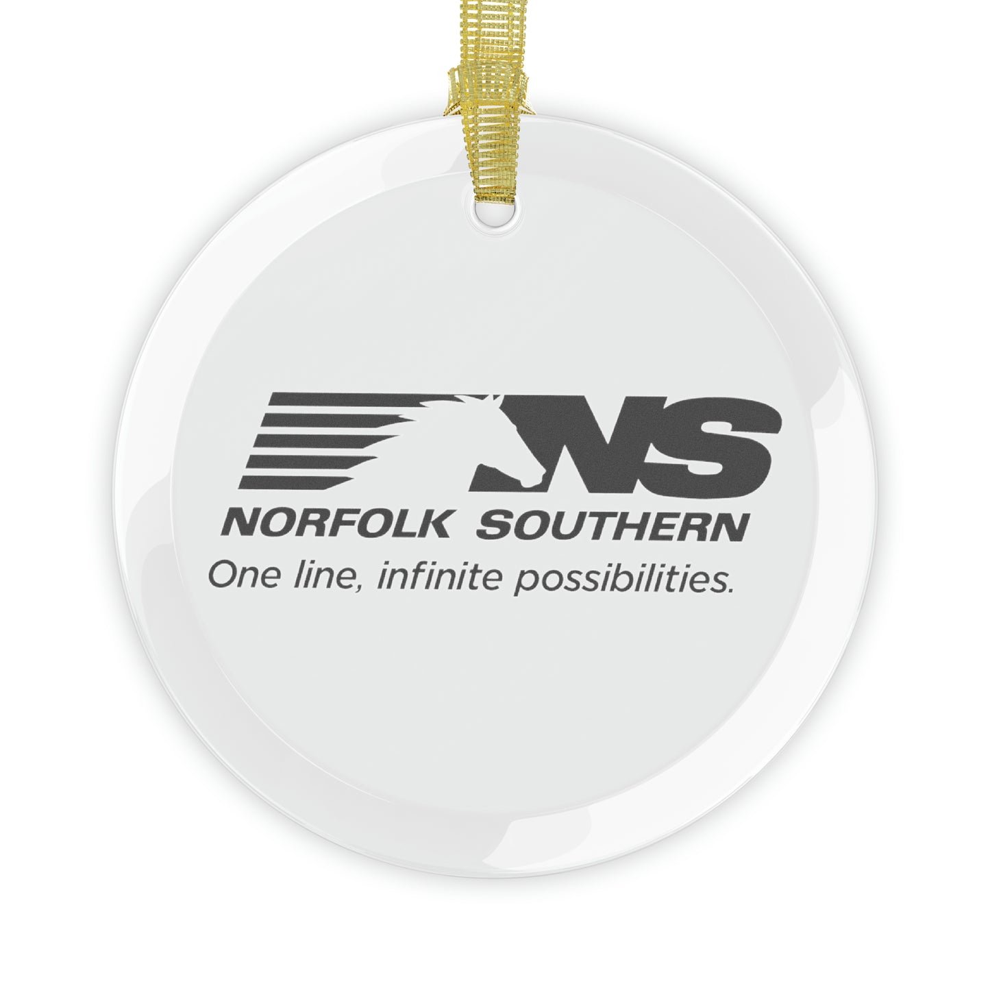 Norfolk Southern Glass Ornaments