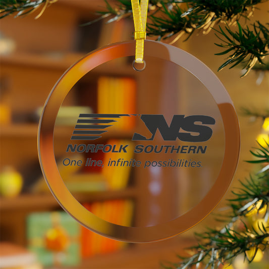 Norfolk Southern Glass Ornaments