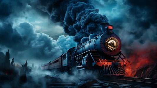 Broken Knuckle Apparel Steam Train Desktop Wallpaper