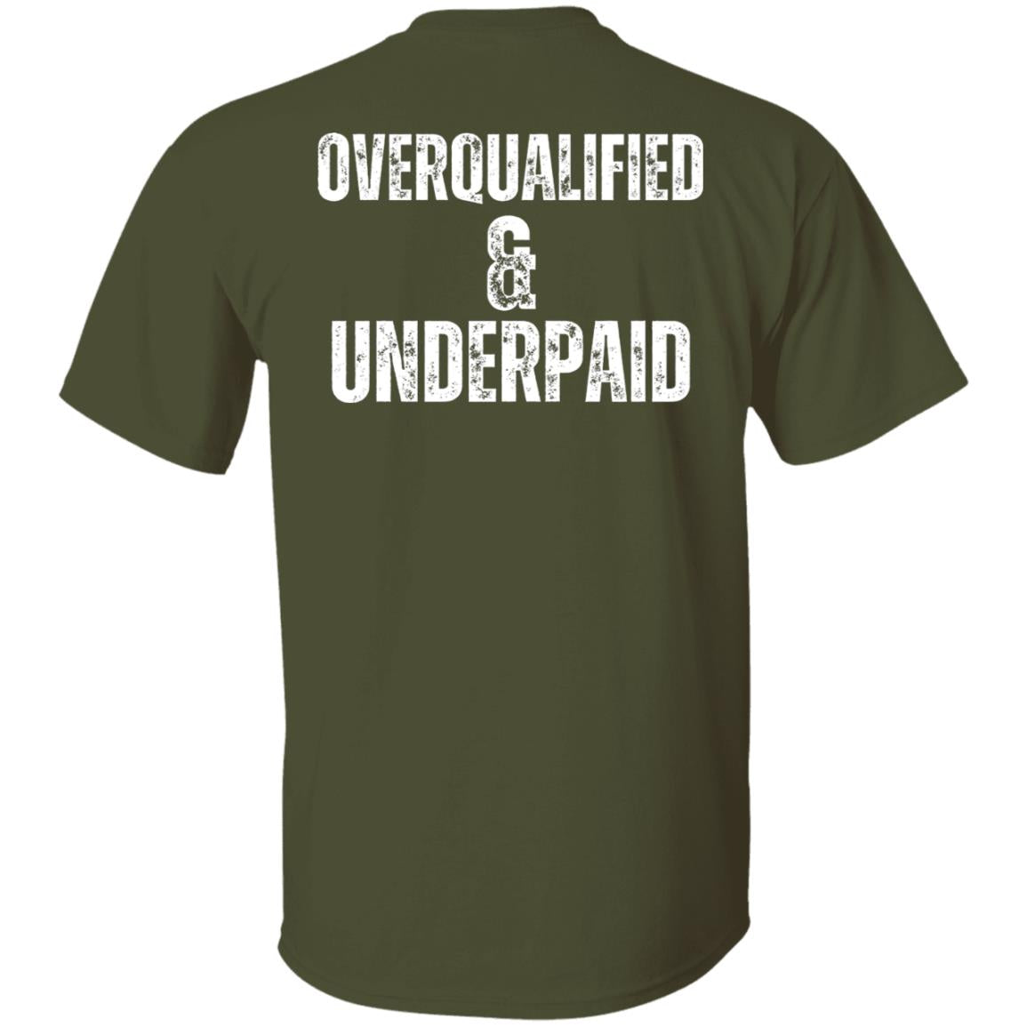Railroader Overqualified & Underpaid Heavyweight Classic  T-Shirt