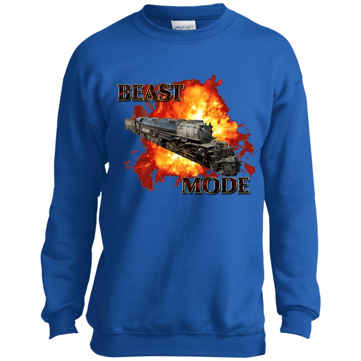 Beast Mode Big Boy 4014 Youth Crewneck Sweatshirt