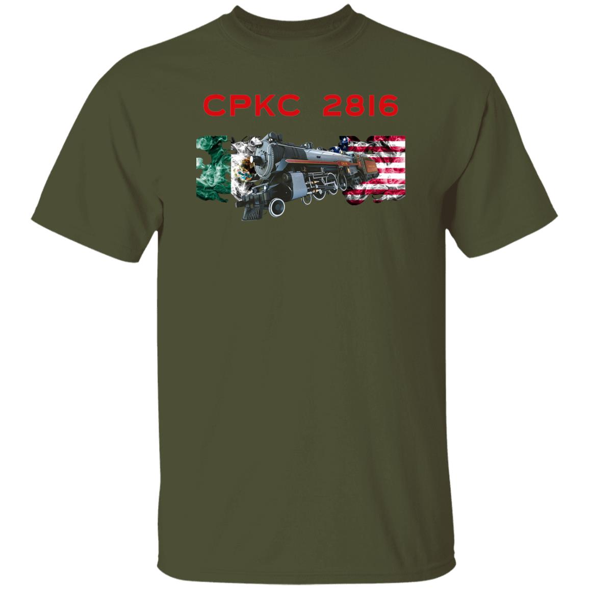 CPKC 2816 w/ USA/MEX Flag Heavyweight Classic  T-Shirt
