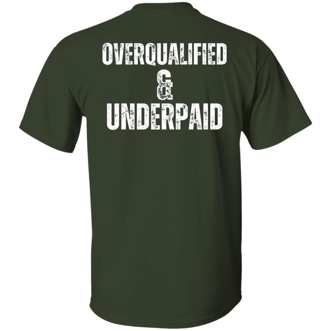Railroader Overqualified & Underpaid Heavyweight Classic  T-Shirt