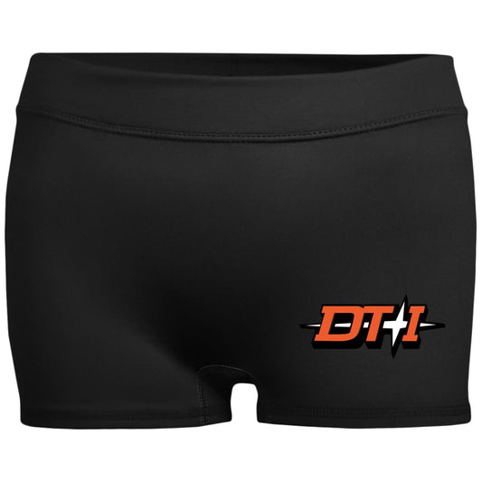Detroit Toledo & Ironton [DT&I]  Ladies' Fitted Moisture-Wicking 2.5 inch Inseam Shorts