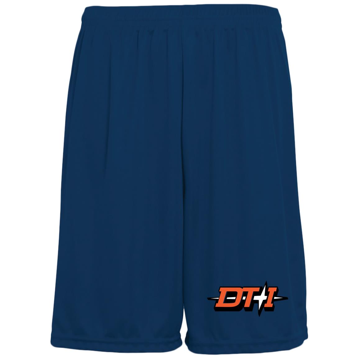 Detroit Toledo & Ironton [DT&I] Moisture-Wicking Pocketed 9 inch Inseam Training Shorts