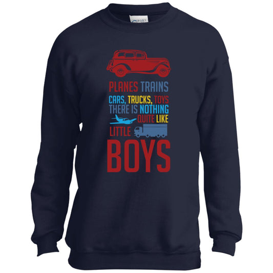 Planes, Trains, Cars...Youth Crewneck Sweatshirt