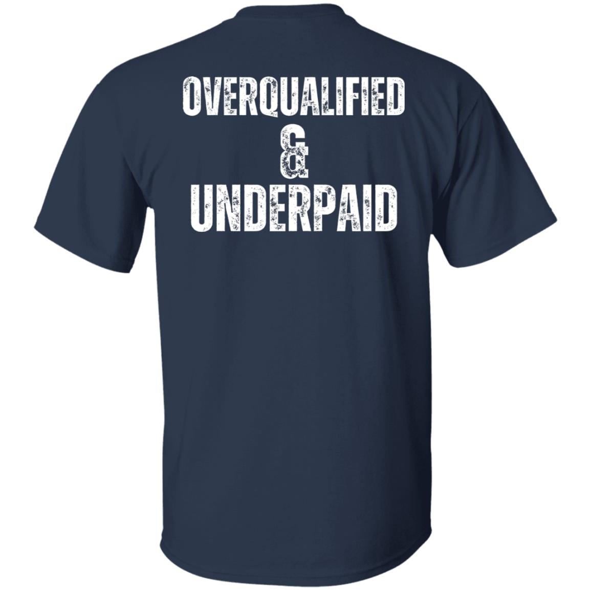 Railroader Overqualified & Underpaid Heavyweight Classic  T-Shirt