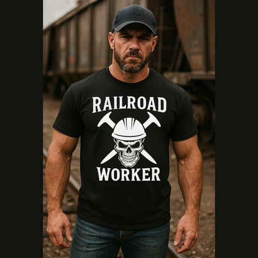 Railroad Worker Heavyweight Classic T-Shirt