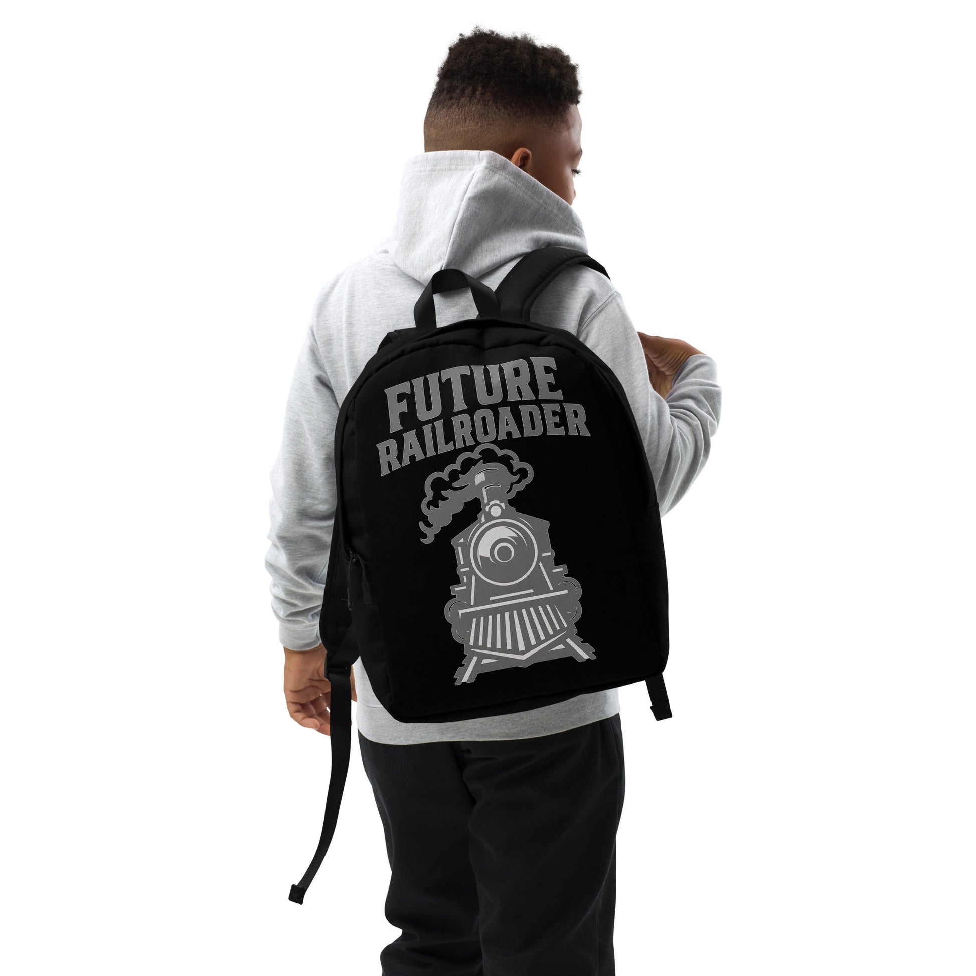 Future Railroader Kids Backpack | Train-Themed School Bag
