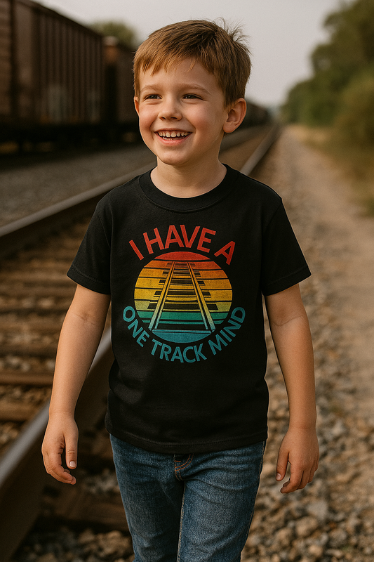 One Track Mind Youth Classic 100% Cotton T-Shirt