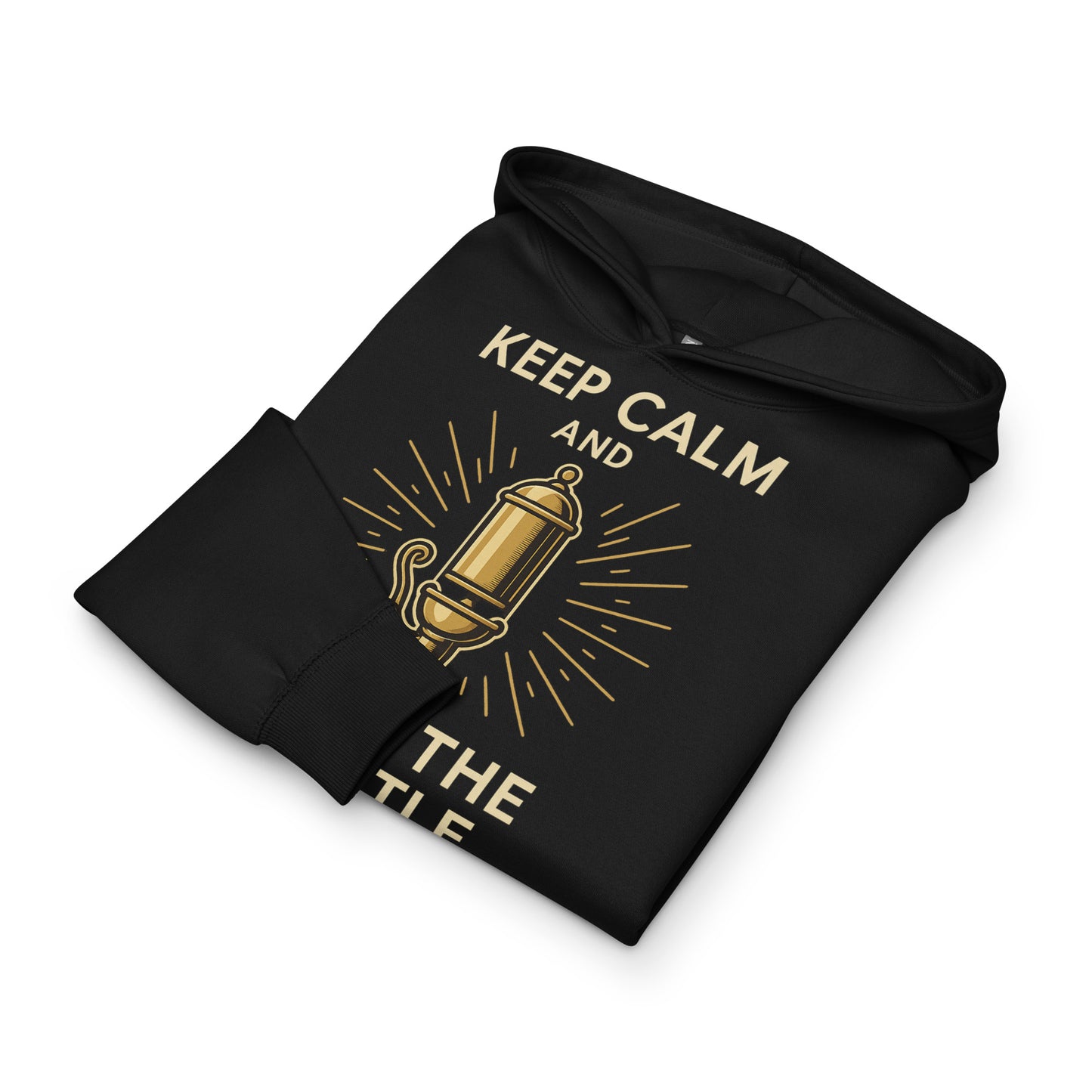 Keep Calm and Blow the Whistle Men’s Box Hoodie | Railroad Steam Train Hoodie