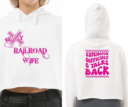 Playful Pride: "Railroad Wife" Hoodie