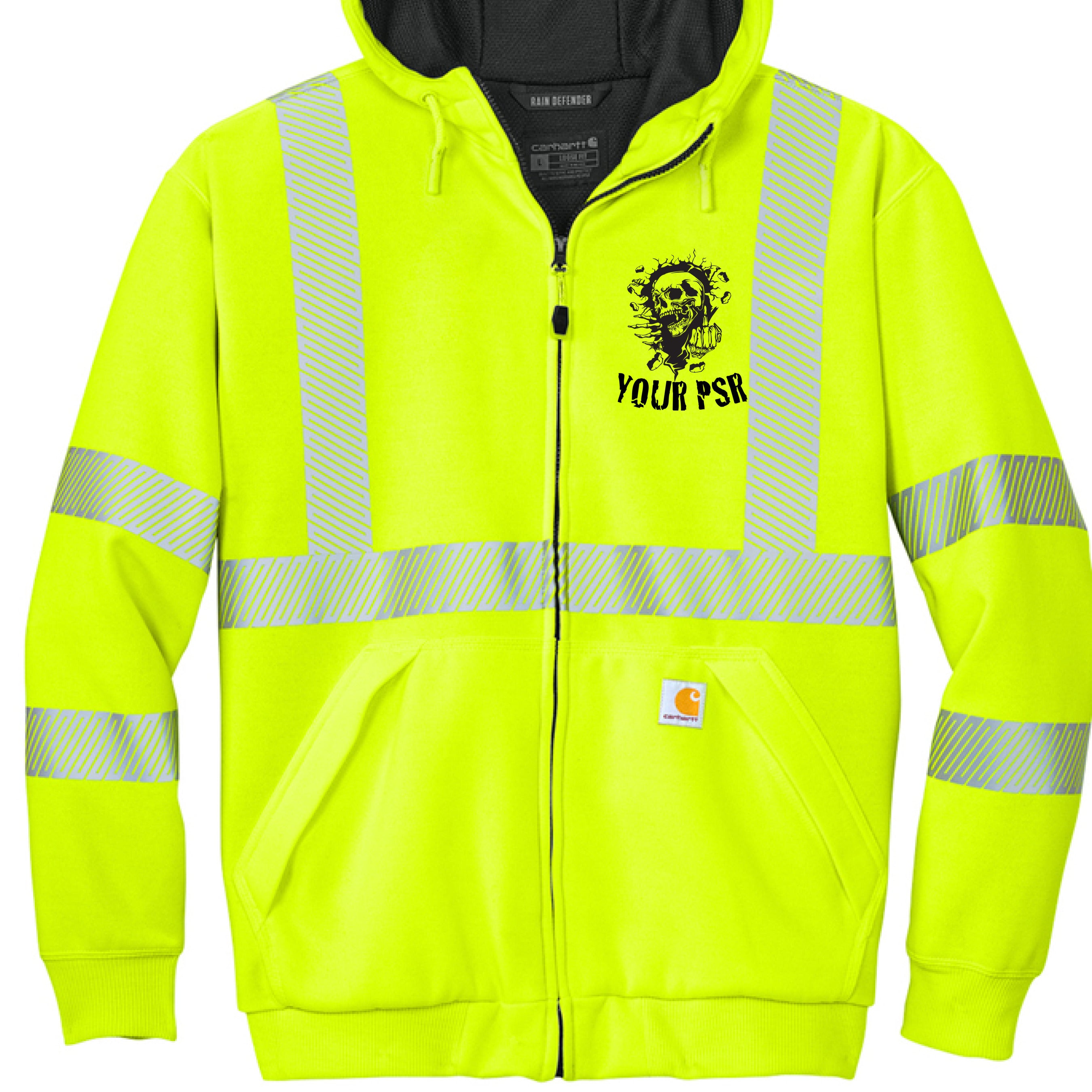 Carhartt ANSI Class 3 “F*ck Your PSR” Hi-Vis Hoodie – Broken