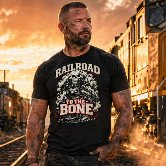 Railroad To The Bone Classic Graphic Tee