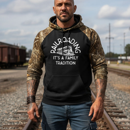 Railroading: It’s a Family Tradition – Realtree® Performance Colorblock Hoodie